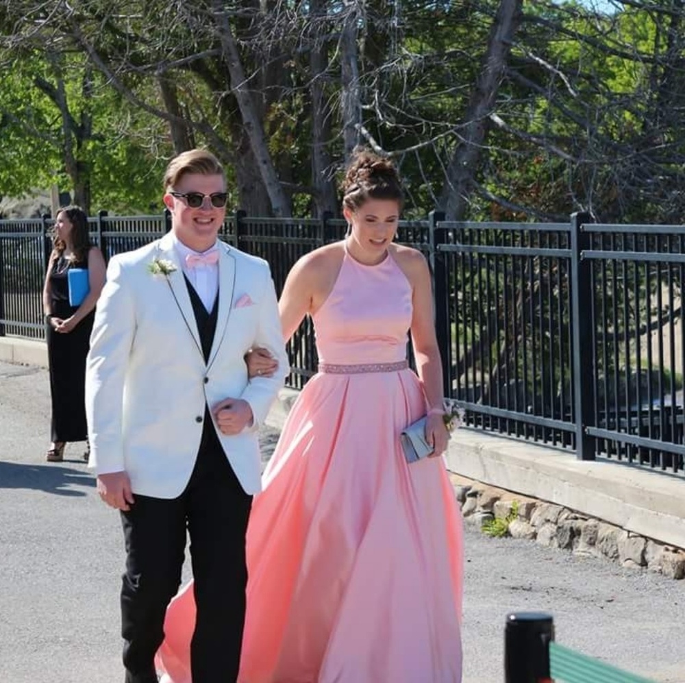 Pink Sherri Hill Prom Dress